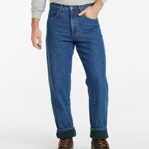 LL Bean Fleece Lined Jeans
